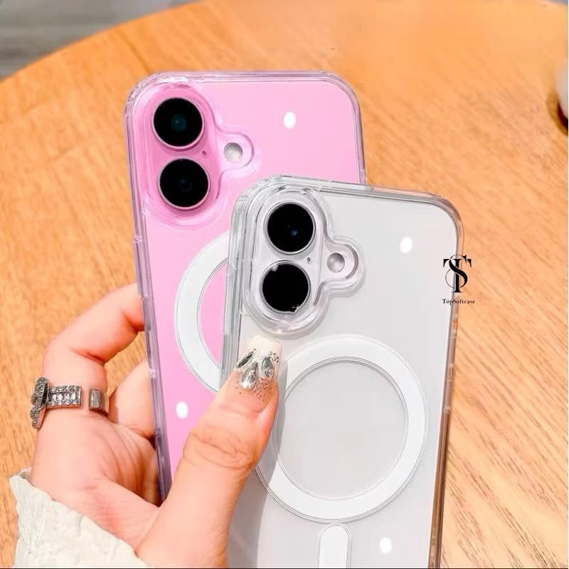 Case iPhone Clear MagSafe Premium Anti Shock Transparan